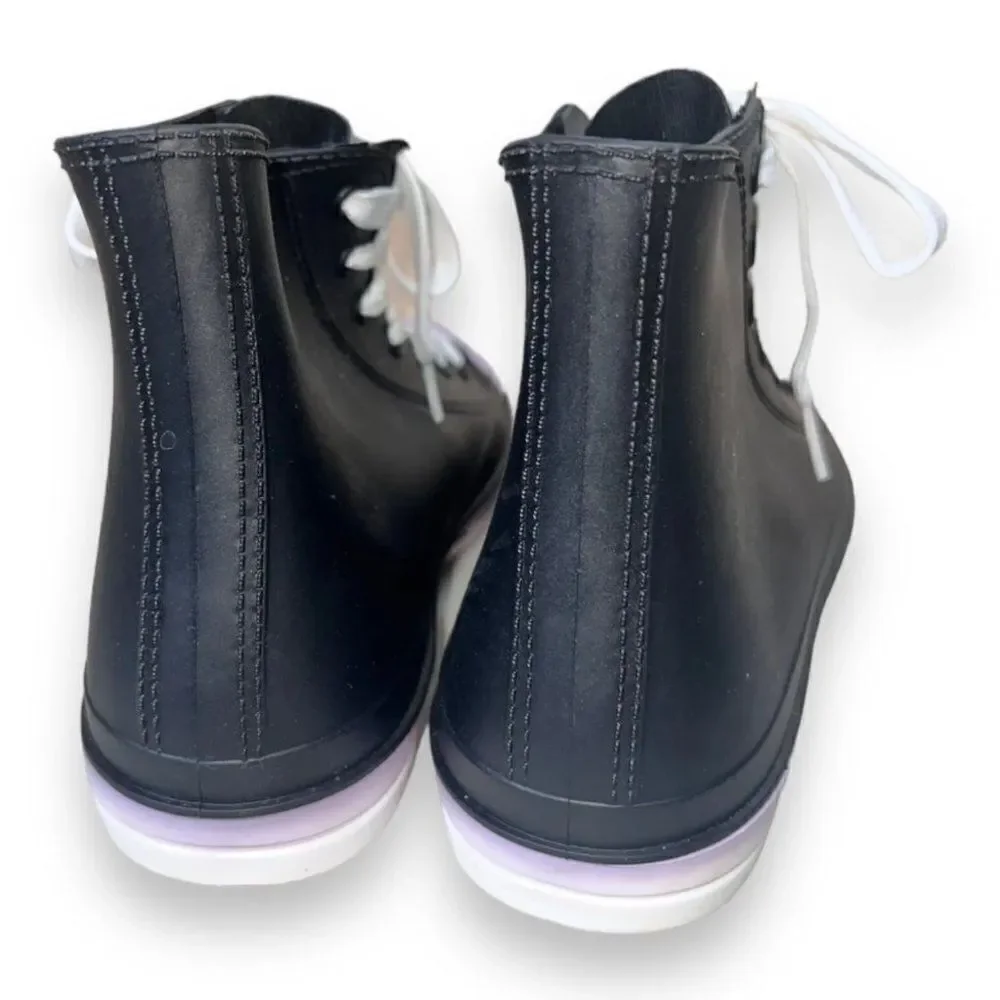 Unbranded‎ Rain Sneakers Black / Purple Women's 11.5